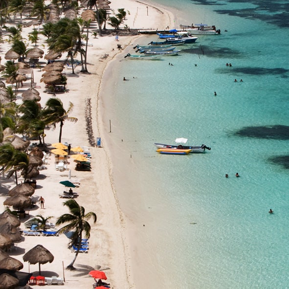 Relajarse en las playas de Mahahual